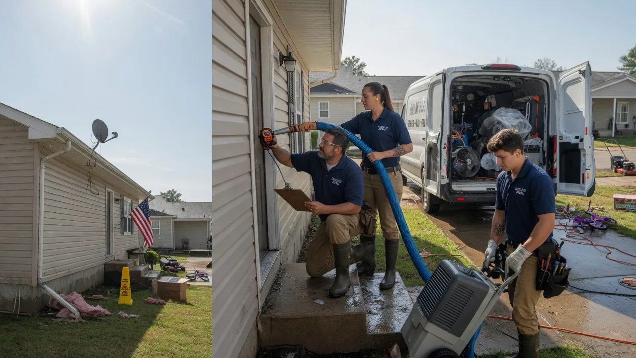 Ceiling Water Damage Restoration in Carterville, MO near me
